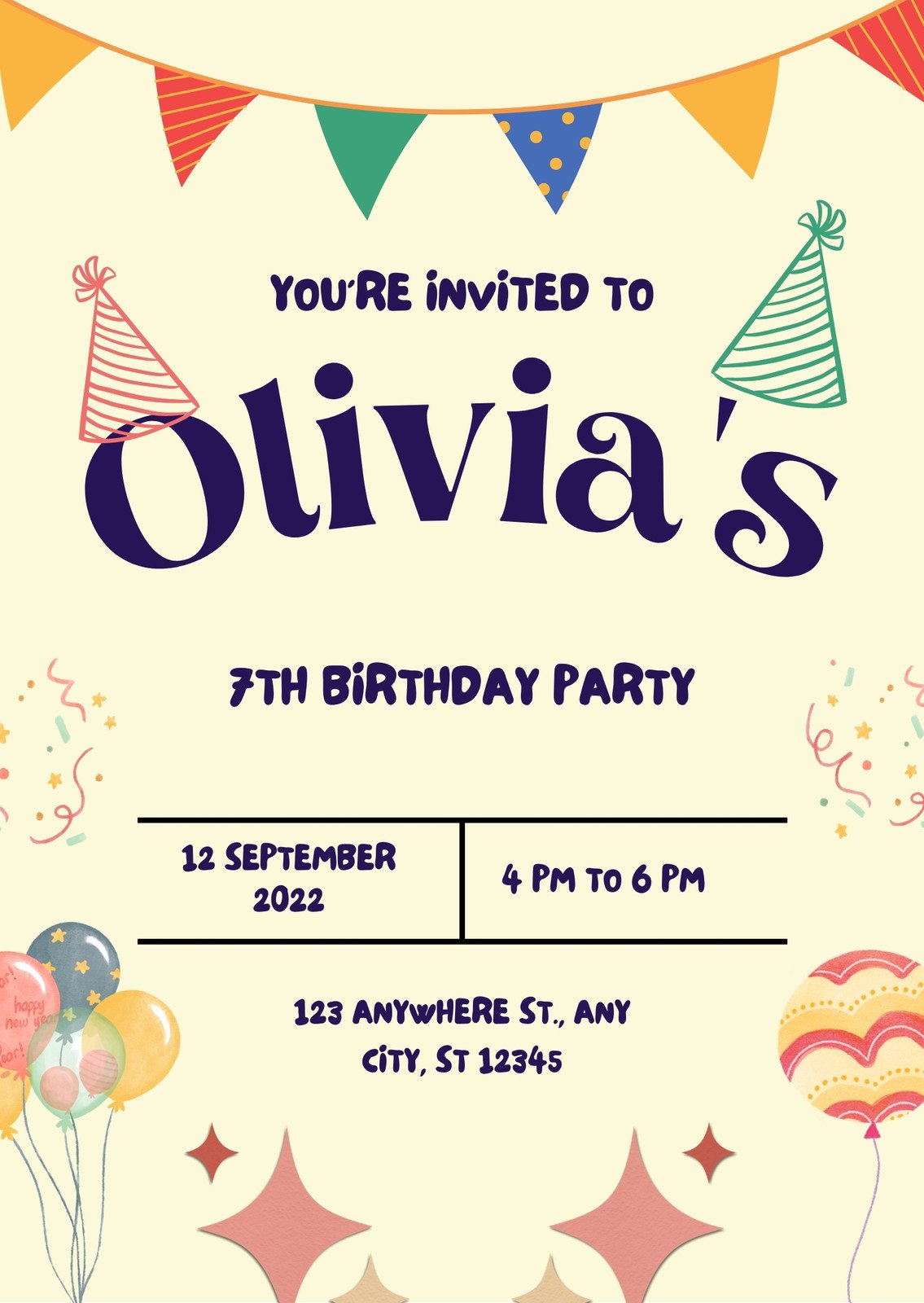 childrens party invite